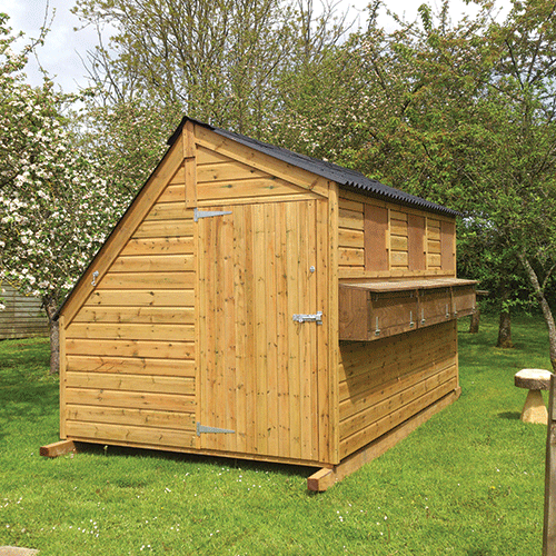 timber poultry house